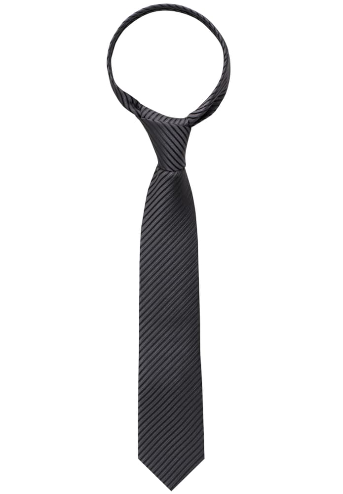 Cravate noir uni