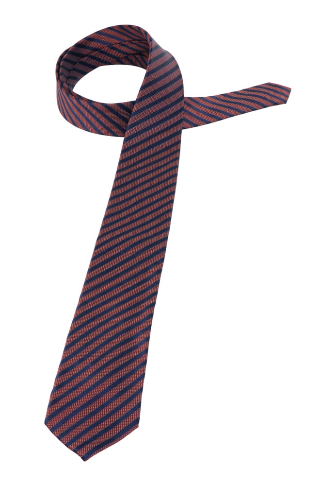 cravate rouge rayé