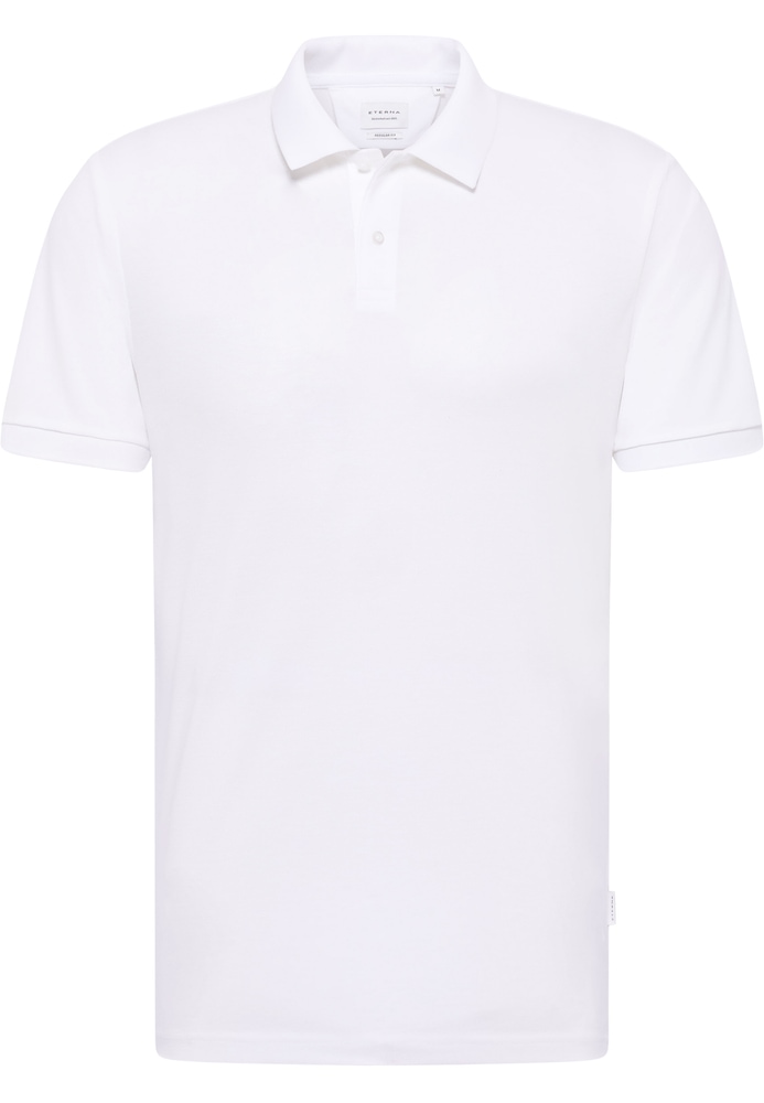 ETERNA Mode GmbH MODERN FIT Poloshirt in weiß unifarben