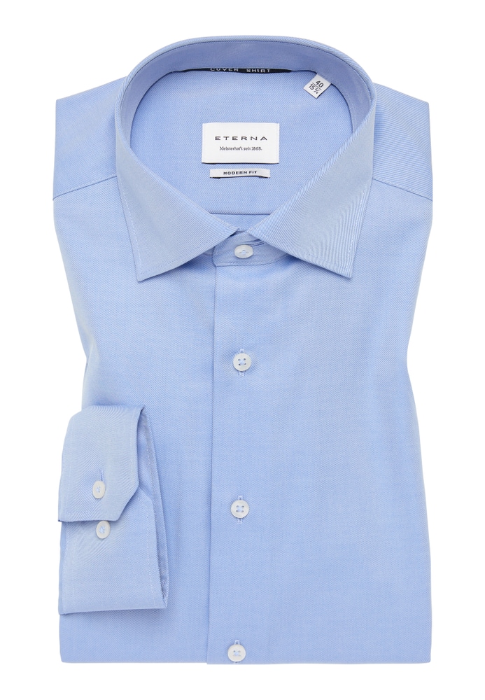 MODERN FIT Cover Shirt bleu uni