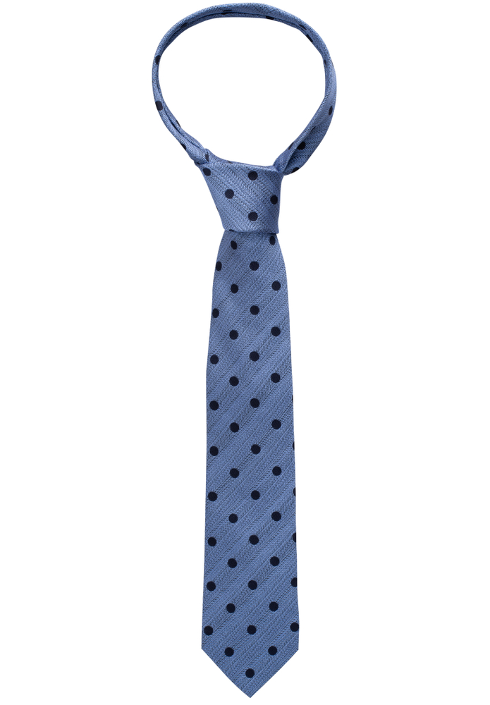 Cravate bleu tacheté