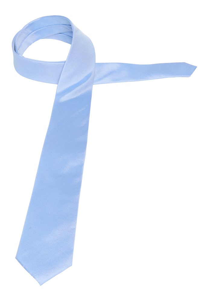 cravate bleu uni