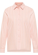 Oxford Shirt Bluse in mandarine gestreift
