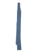 Krawatte in rauchblau unifarben