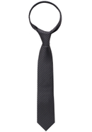 Tie in black plain