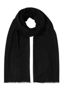 Sjaal in zwart vlakte