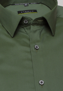 SUPER SLIM Performance Shirt in grün unifarben