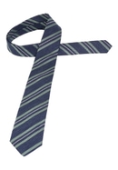 Cravate bleu marine/vert estampé