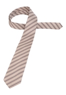Tie in beige striped