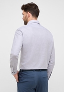 COMFORT FIT Linen Shirt in grijs vlakte