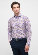 SLIM FIT Shirt in purple printed