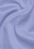 COMFORT FIT Hemd in blau bedruckt