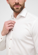 MODERN FIT Cover Shirt in beige unifarben