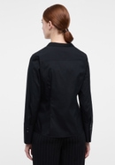 Signature Shirt Bluse in schwarz unifarben