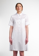 Blusenkleid in weiß unifarben