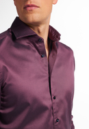SLIM FIT Soft Luxury Shirt in lila vlakte