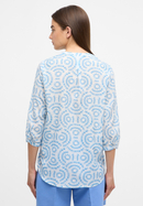 tunic in azure printed