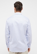 MODERN FIT Shirt in sky blue checkered