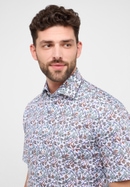 MODERN FIT Shirt in salmon printed