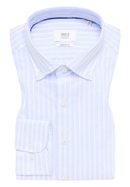 MODERN FIT Shirt in light blue striped