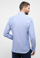 SLIM FIT Shirt in medium blue plain