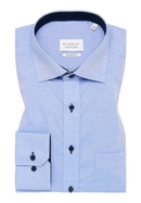 COMFORT FIT Shirt in blue plain