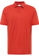 MODERN FIT Polo rouge uni