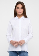 Soft Luxury Shirt Blouse in off-white vlakte