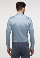 SUPER SLIM Performance Shirt in grijsblauw vlakte
