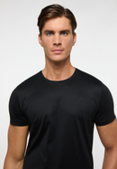 Shirt in zwart vlakte