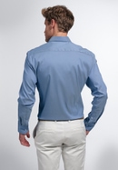 SLIM FIT Performance Shirt in blau unifarben