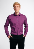 SLIM FIT Performance Shirt in berry unifarben