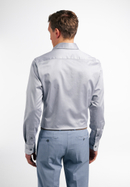 SLIM FIT Soft Luxury Shirt in grijs vlakte