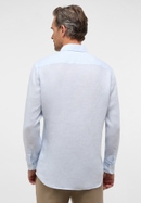 SLIM FIT Overhemd in lyseblå vlakte