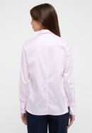 Satin Shirt Blouse in roze vlakte