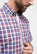 MODERN FIT Shirt in denim checkered
