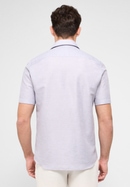 MODERN FIT Linen Shirt in grijs vlakte