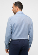 COMFORT FIT Linen Shirt bleu uni