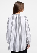 shirt-blouse in black striped