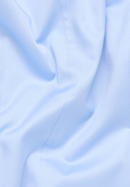 Satin Shirt Bluse in hellblau unifarben