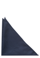 Pocket square in navy patterned