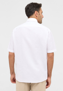 COMFORT FIT Linen Shirt in weiß unifarben
