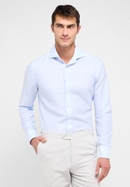 SLIM FIT Linen Shirt bleu pastel uni