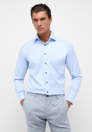 MODERN FIT Cover Shirt bleu clair uni