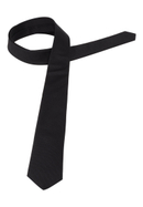 Tie in black structured