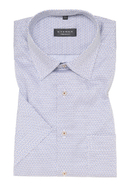 ETERNA print twill short-sleeved shirt COMFORT FIT