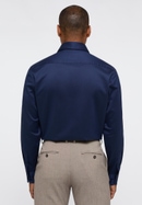 MODERN FIT Soft Luxury Shirt in navy plain
