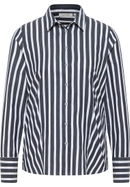 shirt-blouse in navy striped