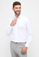 COMFORT FIT Jersey Shirt in white plain