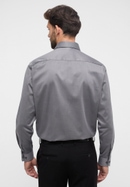 COMFORT FIT Cover Shirt in grey plain
